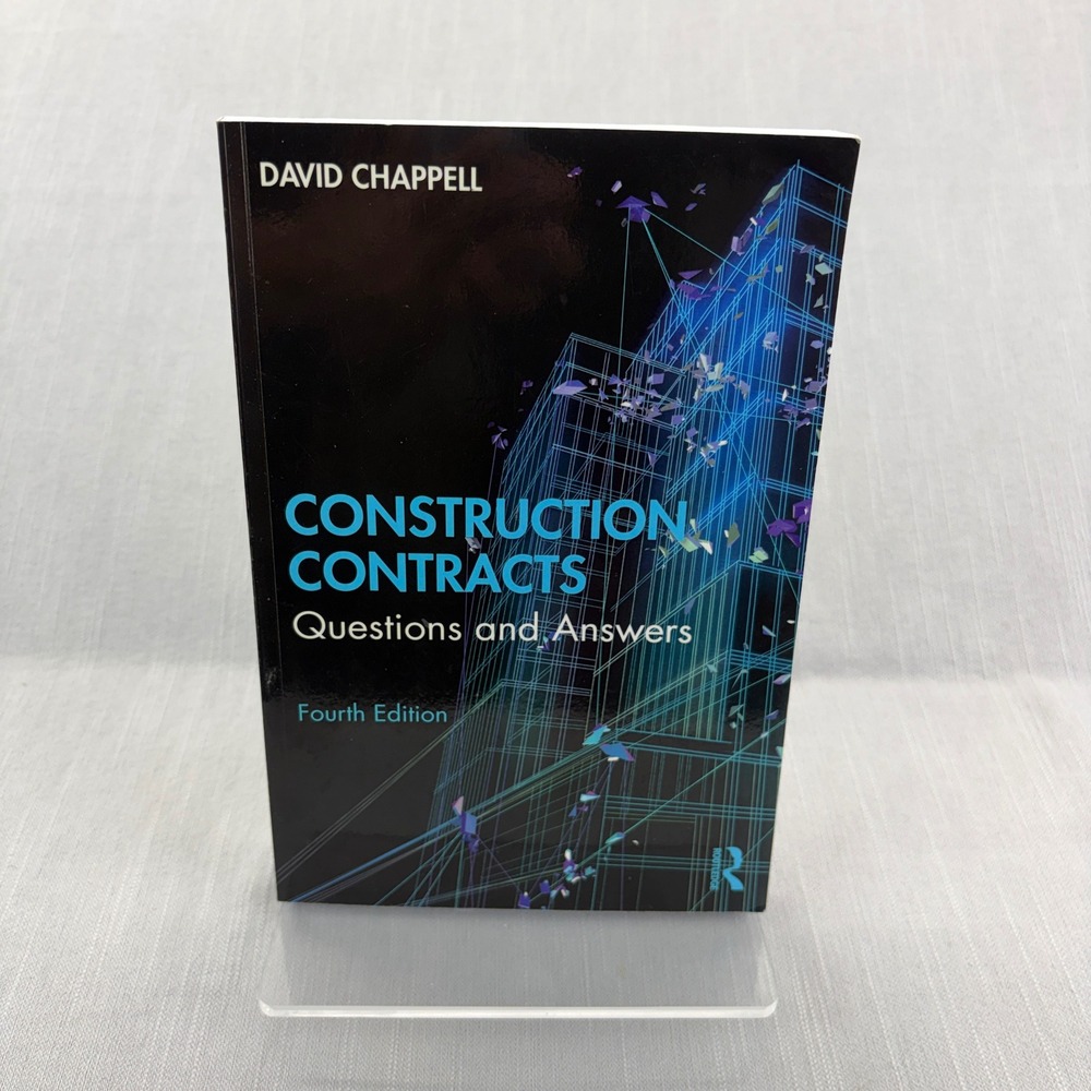 Routledge Construction Contracts Book David Chappell 4th Ed Black Law Reference
